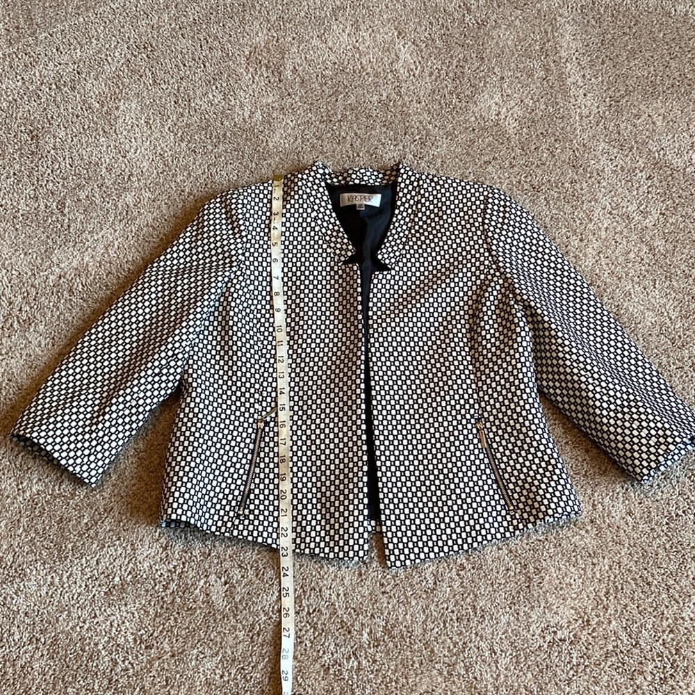 Kasper Cropped Suit Jacket Size 14P